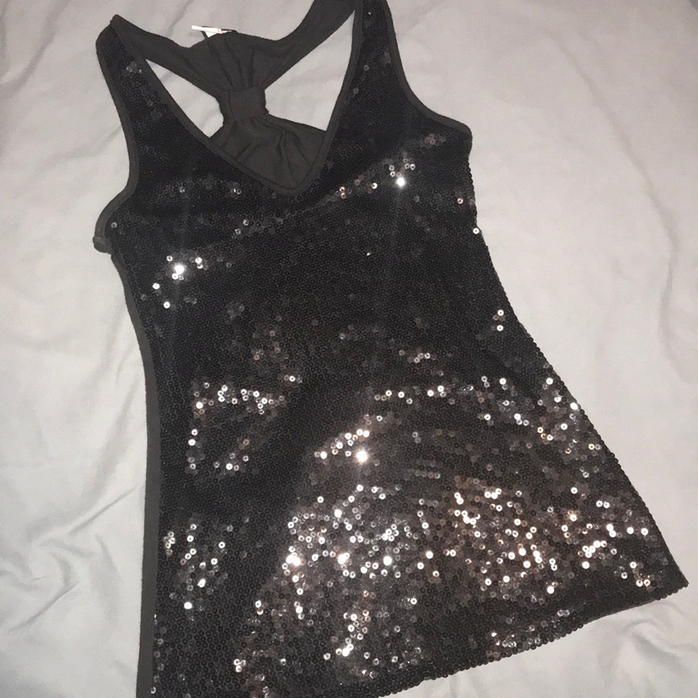Sequin & Cotton Tank